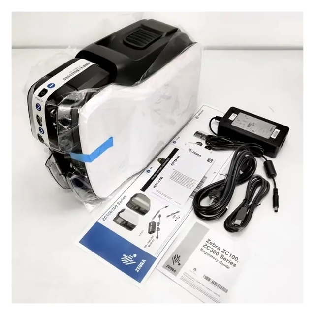 Security Zebra ZC100 Impresora Single Sided Imprimante Plastic USB ID PVC Card Printer