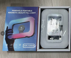 Anneau lumineux 5600K avec plate-forme vidéo pour Smartphone nouveau stabilisateur portable pour Filmaking Live Streaming YouTube matière <span class=keywords><strong>plastique</strong></span> durable - Product Image 1