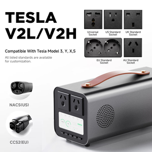 Nouvel adaptateur <span class=keywords><strong>Tesla</strong></span> <span class=keywords><strong>V2L</strong></span> V2H AU, 7,5 kW 240 V, prises doubles avant et arrière, affichage numérique, contrôle par application, modèles 3/S/X/Y, AU/EU/UK/US - Product Image 4