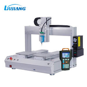 劉江<span class=keywords><strong>4</strong></span>軸グルーディスペンシングマシン、ダブルプラットフォーム付きデュプレックスロボット - Product Image 5