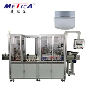 Automatic 6 heads Plastic Bottle 50ml 1000ml hand sanitizer filling machine, lotion cream filling line