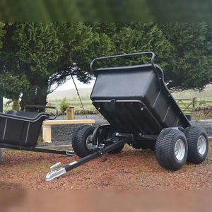 ATV-aanhangwagen voor landbouwgebruik, zware stalen tuinaanhangwagen met hoge laadcapaciteit - Product Image 1