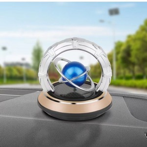 Nuevo Perfume para Auto con Diseño de Galaxia de Estrellas Giratorias Solares, Aerosol Líquido para Colocar en el Tablero - Product Image 3