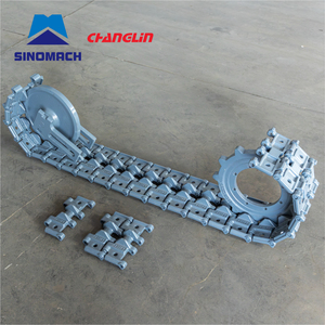 قطع غيار حفارات عالية القوة، مجموعة جنزير فولاذي شديد التحمل للحفارات المجنزرة - Product Image 5