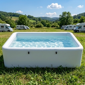 Piscine gonflable Dropstitch directe d'usine Piscine hors sol portable avec murs renforcés Piscine à air d'été de haute qualité - Product Image 1
