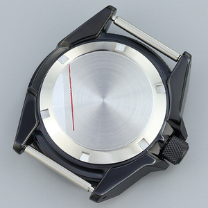 Cajas de Reloj de Acero Inoxidable 316L Modificadas para Buceo, Cristal de Zafiro para Movimiento Seiko Samurai NH35/36/34, Esfera de 28.5mm, Color Negro - Product Image 6