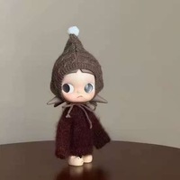 Ensemble de vêtements en peluche bleu Zsiga de haute qualité, faits à la main, à l'échelle 1:8, tenue de remplacement