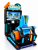 LECHUANG Machine de jeu d'arcade de course automobile pour un joueur, simulateur de conduite à monnayeur, pour centre de divertissement intérieur et salle de jeux, en métal