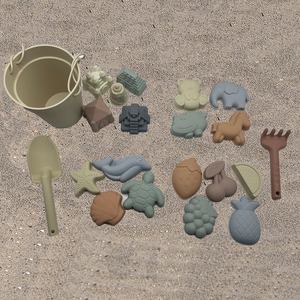 Nouveau voyage enfants océan plage seau de <span class=keywords><strong>sable</strong></span> sans BPA bébé <span class=keywords><strong>bac</strong></span> à <span class=keywords><strong>sable</strong></span> jouets meilleurs ensembles de jouets de plage en Silicone pour tout-petits - Product Image 6