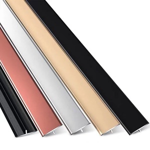 Perfil de Aluminio en Forma de T para Azulejos, Diseño Minimalista Autoadhesivo para Protección y Decoración de Bordes - Product Image 5