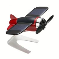 Avion solaire créatif, décoration intérieure, accessoires de bureau, ornement, cadeau pour femme, homme, passionné