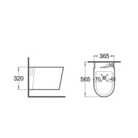 Meilleure qualité Creavit Wall Pan Toilette Bidet