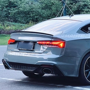 Pour Audi A5 2017 2018 2019 2020, Spoiler de coffre arrière en ABS de haute qualité, couleur apprêtée, Aileron de voiture, Décoration de hayon - Product Image 2