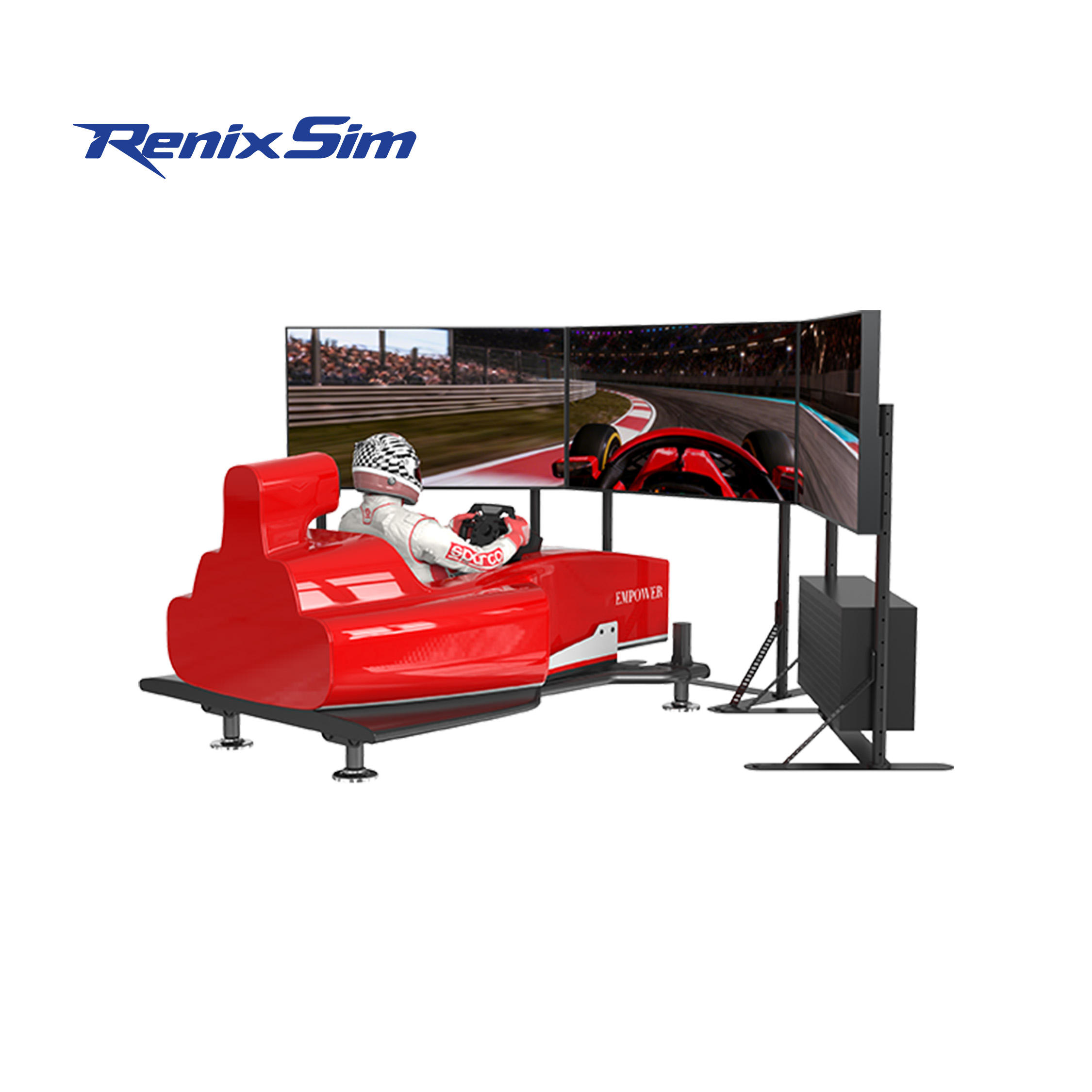 Écran triple de 55 pouces