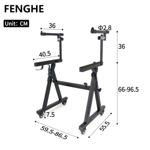 <span class=keywords><strong>Support</strong></span> de piano pour <span class=keywords><strong>clavier</strong></span> Q-450A, vente en gros d'usine, avec roulettes pivotantes, accessoires pour instruments de musique - Product Image 2