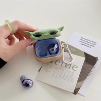 Étui de protection en silicone caoutchouc pour écouteurs avec design extraterrestre de dessin animé 3D personnalisé pour Samsung Galaxy Buds 2 Pro Live FE
