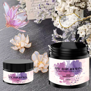 Resina UV para Flores de Cristal, Pegamento Líquido de 100 ml - Bajo Olor, Curado UV, para Accesorios para el Cabello DIY, Manualidades con Pétalos y Fabricación de Joyería - Product Image 4