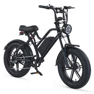 Bicicleta Eléctrica Fatbike V8 V20, Bicicleta de Montaña Económica con Llantas Gruesas, Frenos de Disco, Bicicleta Eléctrica - Product Image 1