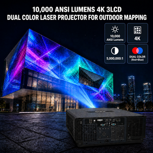 Proyector <span class=keywords><strong>Láser</strong></span> 4K de 10000 Lúmenes, <span class=keywords><strong>Láser</strong></span> de Doble Color, 3LCD, Contraste de 5.000.000:1, 20000H, HDBaseT, DMX512 para Salas de Conferencias y Auditorios - Product Image 5