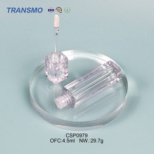 Emballage personnalisé en gros, tubes transparents carrés pour rouge à lèvres liquide, tubes pour huile à lèvres, tubes vides pour gloss à lèvres de 4 ml - Product Image 4