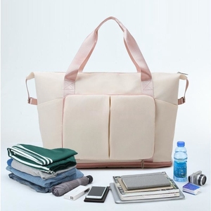Sac de <span class=keywords><strong>voyage</strong></span> pliable à grande capacité en gros, <span class=keywords><strong>pas</strong></span> <span class=keywords><strong>cher</strong></span>, <span class=keywords><strong>pour</strong></span> femmes, sac de <span class=keywords><strong>week</strong></span>-<span class=keywords><strong>end</strong></span> léger, sac à bandoulière - Product Image 2