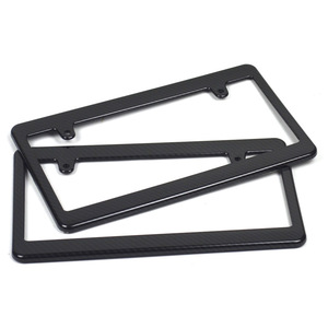 Juego de 2 Marcos Negros de Plástico para Matrícula, Soporte Universal para Placas de Coche - Product Image 5