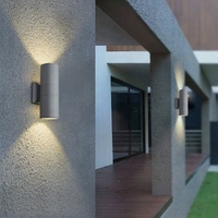 Support de lampe en Aluminium IP65 GU10 E27 G9, éclairage haut et bas, lampes murales led modernes, luminaire mural d'extérieur