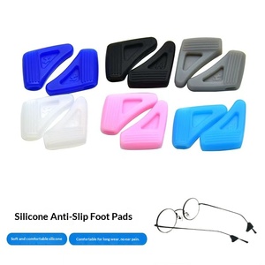 Crochets d'oreille triangulaires en silicone antidérapants, petits supports <span class=keywords><strong>invisibles</strong></span> pour lunettes, stabilisateurs universels à motif uni, vente en gros - Product Image 1