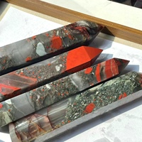 Vente en gros de pierres naturelles de guérison, pointes de cristal en pierre de sang de dragon, obélisques polis pour cadeau de mariage, décoration spirituelle