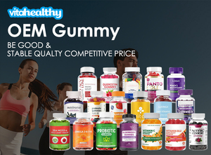 Vitahealthy OEM/ODM private label fábrica fornecimento de produtos de saúde 6 em 1 Stress Gummies para manter a calma e ficar relaxado - Product Image 5