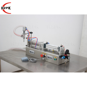 Máquinas de Llenado de Escritorio HZPK, Semiautomáticas, para Cosméticos, Perfumes, Bebidas, Botellas de Plástico Pequeñas, Leche, 100-1000 ml - Product Image 6