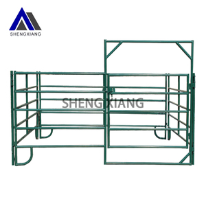Thép ống tròn Hàn thị trường Mỹ bền di động ngựa ổn định Tấm và cổng cho ngựa hàng rào và Đào tạo - Product Image 2