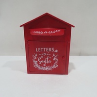 Buzón Decorativo Navideño Hecho a Mano, Ecológico, de Hierro Forjado, Estilo Art Deco, Decoración Vintage para Interiores/Exteriores, Resistente, en Oferta