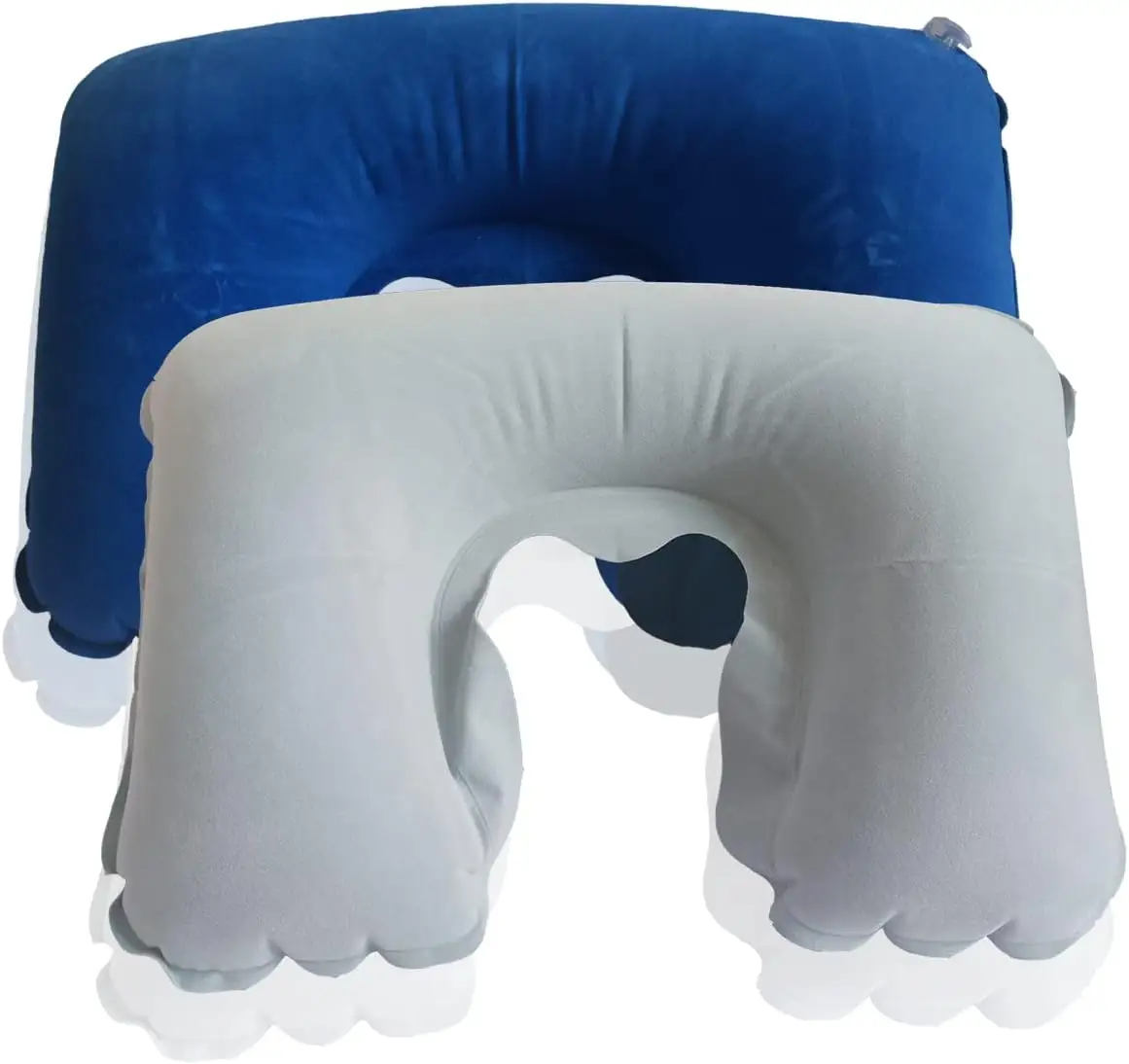 U-образная надувная дорожная подушка для шеи из ПВХ воздушная подушка для путешествий