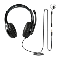 Casque de jeu filaire circum-auriculaire Type-C avec chipset JL, logo personnalisé, moule exclusif, haut-parleur 40 mm, câble de 2,1 m pour ordinateurs de jeu