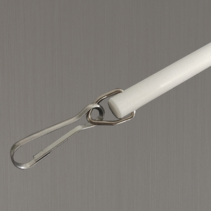 YIBO 9,5 mm, tringle à rideaux en fibre <span class=keywords><strong>de</strong></span> verre blanche <span class=keywords><strong>de</strong></span> qualité supérieure, installation facile et robuste, tringle à rideaux pour rideaux hauts et rideaux lourds - Product Image 1