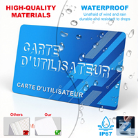 Individuell Bedruckte NFC RFID Karten 13,56MHz NTAG213 PVC CR80 Kontaktlose Smartcards ISO 14443 Großhandel