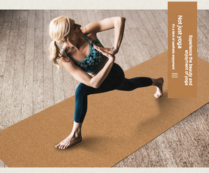 Tapis de <span class=keywords><strong>yoga</strong></span> en caoutchouc YUNQIAO, longueur 183 cm, épaisseur 10 mm, extra large, antidérapant, logo gravé au laser de haute qualité, imprimé, pour l'<span class=keywords><strong>alignement</strong></span> - Product Image 2