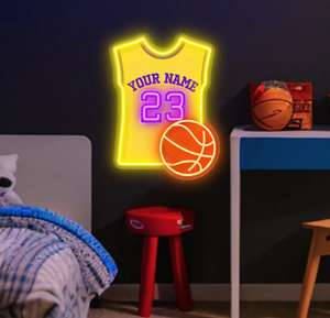 Cadeaux personnalisés maillot <span class=keywords><strong>de</strong></span> <span class=keywords><strong>basket</strong></span>-ball personnalisé enseigne néon <span class=keywords><strong>ouverte</strong></span> Led pour décoration murale <span class=keywords><strong>de</strong></span> <span class=keywords><strong>salle</strong></span> <span class=keywords><strong>de</strong></span> <span class=keywords><strong>basket</strong></span>-ball - Product Image 5