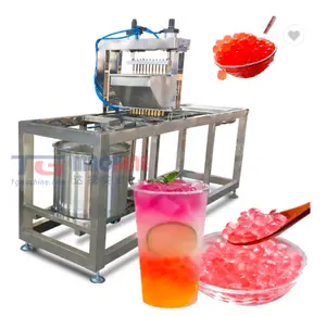 Boba Balls Machine Semi-automatic Easy Operation Double Hopper Popping Boba Agar Crystal Juice Ball Making Machine