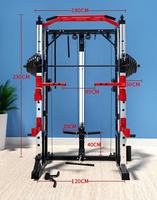 Équipement de fitness pour usage domestique, entraîneur multifonctionnel, rack de musculation, rack de squat, cage de musculation, machine Smith