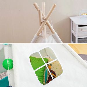 Tienda de campaña plegable portátil para bebés, juguete suave, bonita casa de juegos India para niños, <span class=keywords><strong>tipi</strong></span> triangular de algodón de lona, <span class=keywords><strong>tipi</strong></span> de juego para niños al aire libre - Product Image 5