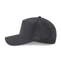 Casquette de baseball trucker unie 5 panneaux en coton respirant avec maille, fermeture snapback réglable, visière incurvée, personnalisable avec lettres
