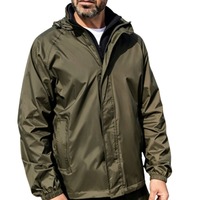 Veste imperméable à capuche pour homme, confortable, respirante, avec fermeture éclair, imprimé logo personnalisé, tissu solide