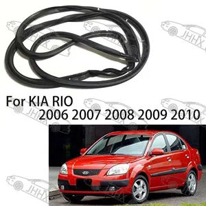 KIA RIO için araba kapı çerçeve run kanal kauçuk conta şerit 2006 2007 2008 2009 2010 araba kapı çerçeve kauçuk şerit