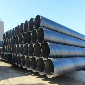 ASTM A106 A53 Gr.B Q235 Q345 Q355 Schedule 40 Construction 14 20 24 30 Inch Black Round Tube Hot Rolled Welded Carbon Steel Pipe