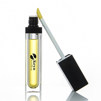 Vente en gros Tubes de rouge à lèvres en plastique carrés personnalisés 5ml Tubes de brillant à lèvres carrés vides Boîtes pour emballage cosmétique