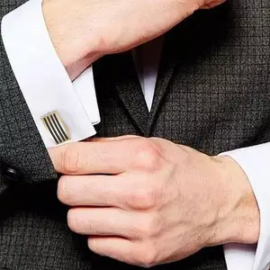 Paslanmaz çelik kol düğmeleri ve kravat klip kişiselleştirilmiş düğün hediyesi babalar günü hediye kol düğmesi ve kravat klip lazer erkekler için