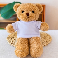 Vente en gros de peluche d'ours en peluche de haute qualité avec logo personnalisé cadeaux d'événement en peluche de Noël en peau pour les cadeaux de la Saint-Valentin