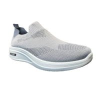 Baskets décontractées respirantes en maille Flyknit à plateforme, légères, souples, à semelle épaisse, absorbant les chocs et antidérapantes pour la marche